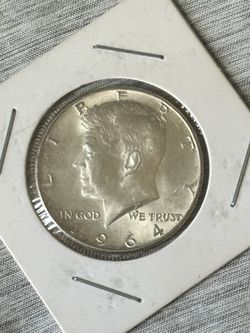 1964 Kennedy silver half dollar 10 coins