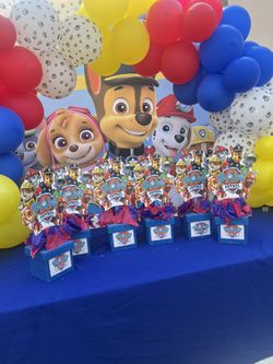Paw Patrol Centerpieces