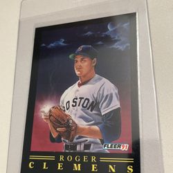 1991 Fleer pro-visions Roger Clemens
