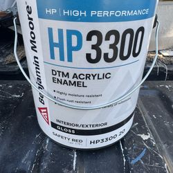 Direct To Metal Safety Red Paint 1 Gallon