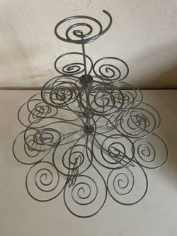 Cupcake Display Holder, Wired And Tiered Tray. 