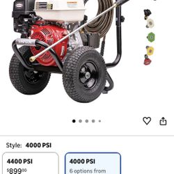 4000 PSI HONDA/SIMPSON GAS POWER WASHER