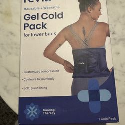 Rebid Gel Cold Pack For Lower Back Reusable + Wearable New 