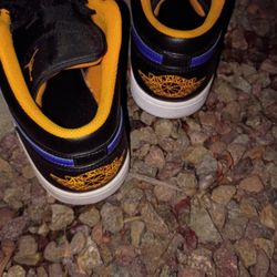 Laker Dunk Lo Jordan 1