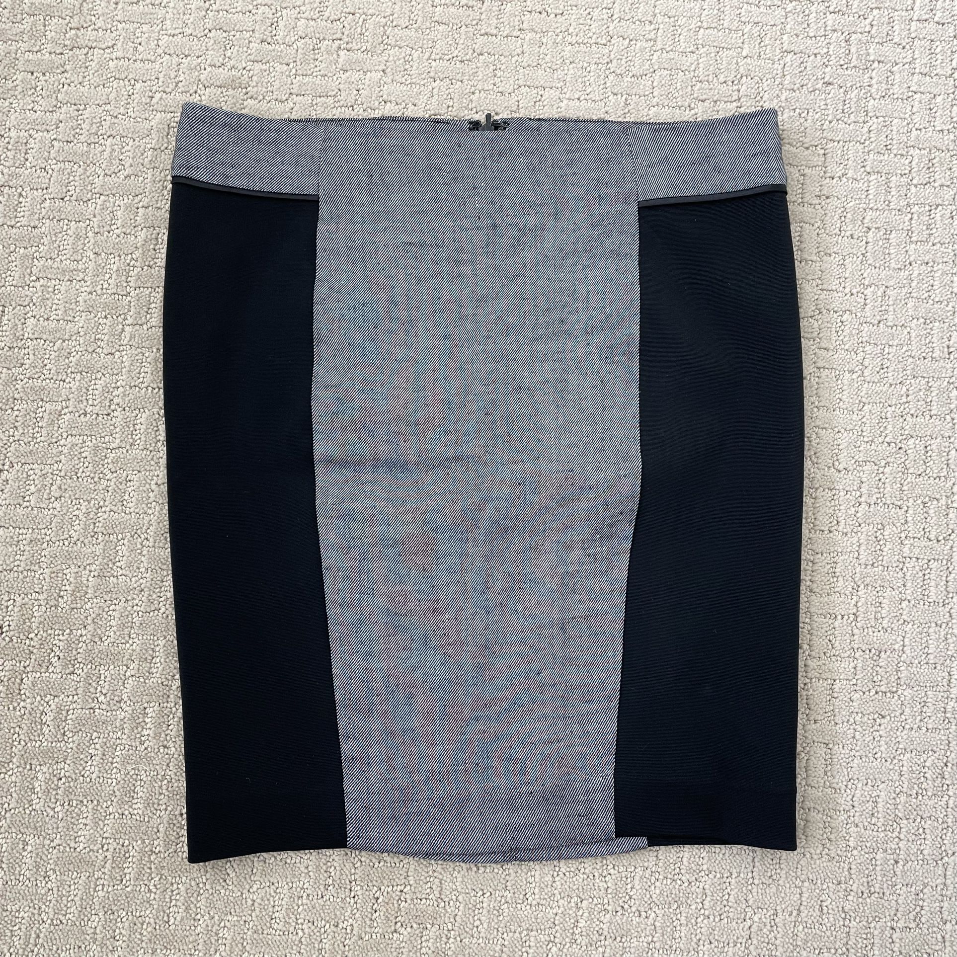 Bebe Gray & Black Pencil Skirt, 4