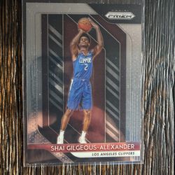 Shai Gilgeous Alexander Rookie Card