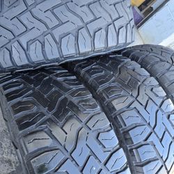 4 used tires LT37x12.50r20 Toyo RT Open Country $250.00 FIRM PRICE, FIRM PRICE 