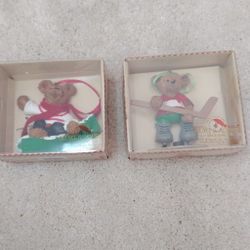 Two Kurt Adler Sports Ornaments 
