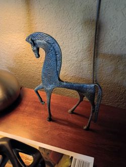 Metal Horse Sculpture