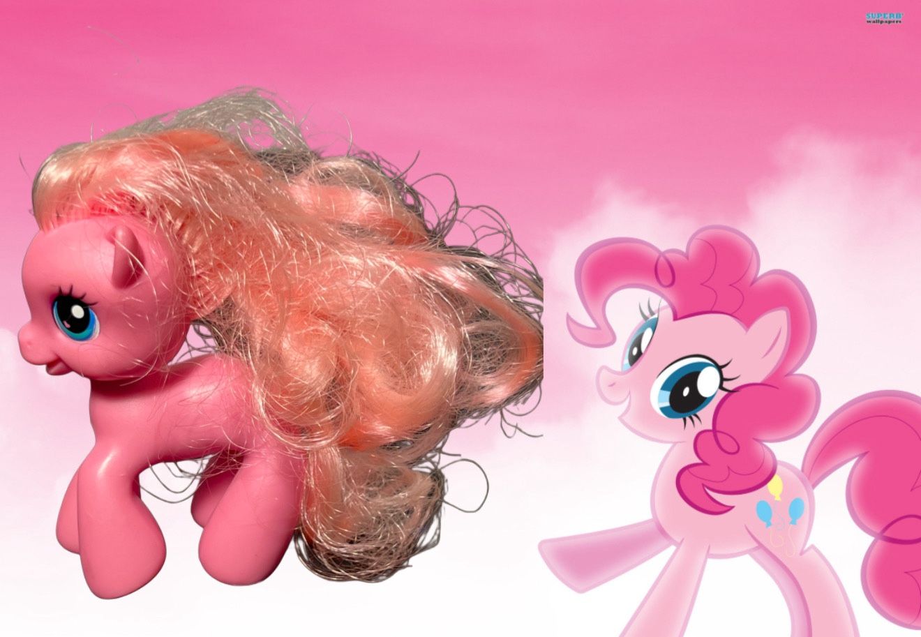 Hasbro 2008 My Little Pony G3.5 Pinkie Pie Core 7 Pony, 4”