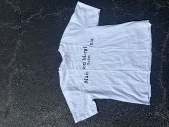 Maison Margiela Paris White Logo T-Shirt