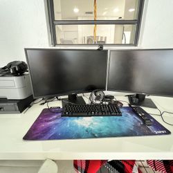 Dell 2219H 21.5” 16.9 Ultrathing Bezel IPS Monitor Dual monitor Set With Deluxe/ Included Destop Pc Intel Icore I7.