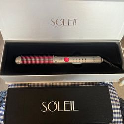 SoLeil Stying Comb Silver/Pink
