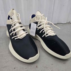 Adidas Originals Crazy 1 ADV LEA in a core black and cream white colorway.