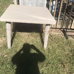 Plastic Outside Table 