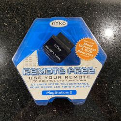 NYKO Remote Free Use Your Remote to Control DVD Functions on PS2 NEW