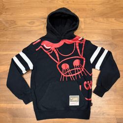 Chicago Bulls Mitchell & Ness Graphic Hoodie, Size small in Black