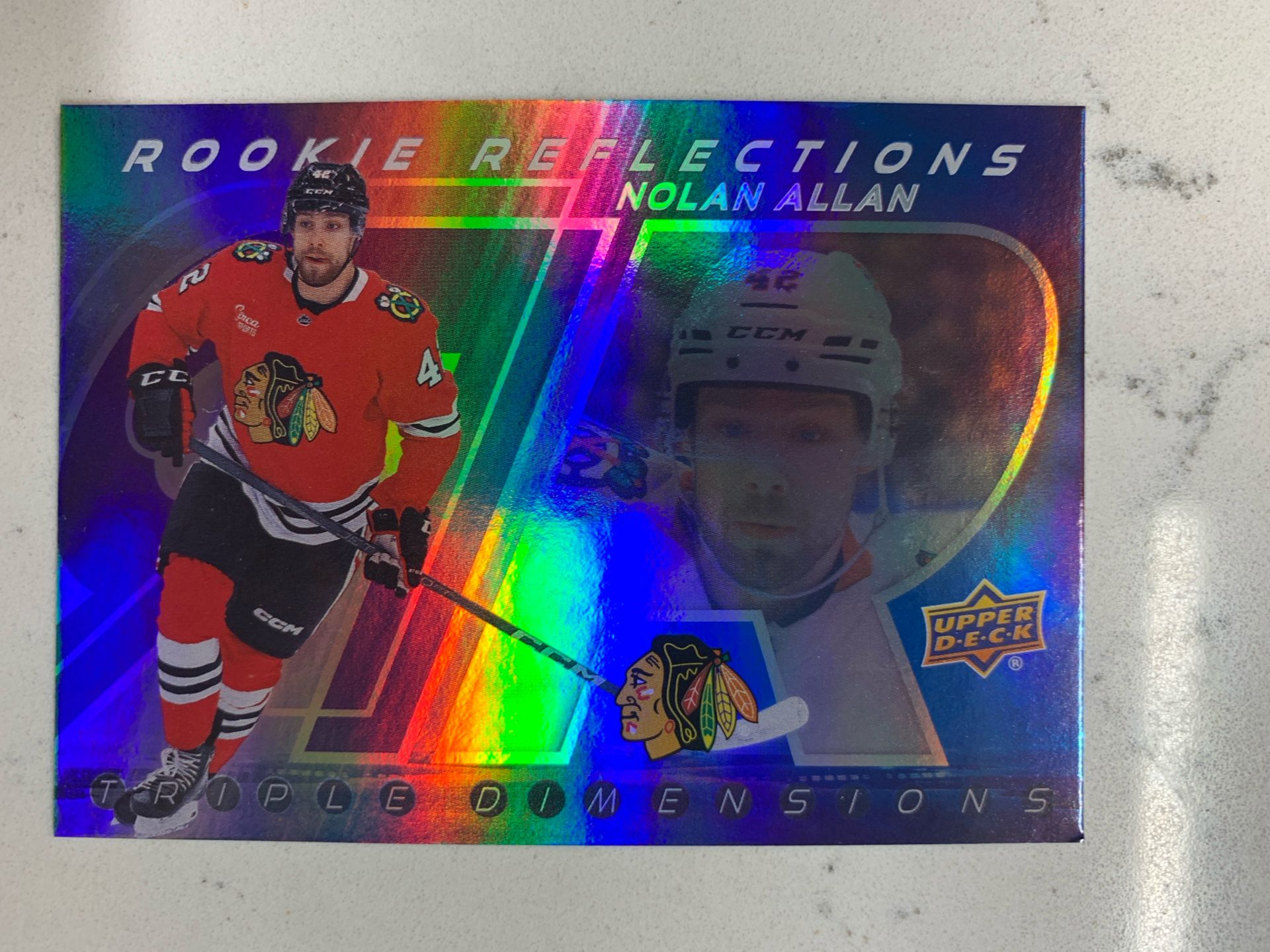 2024-25 Upper Deck Extended – Rookie Reflections RR-12 Nolan Allan – Chicago