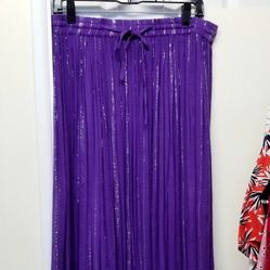 Purple Shimmery Skirt M
