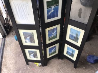 Black  Picture  Room  Divider