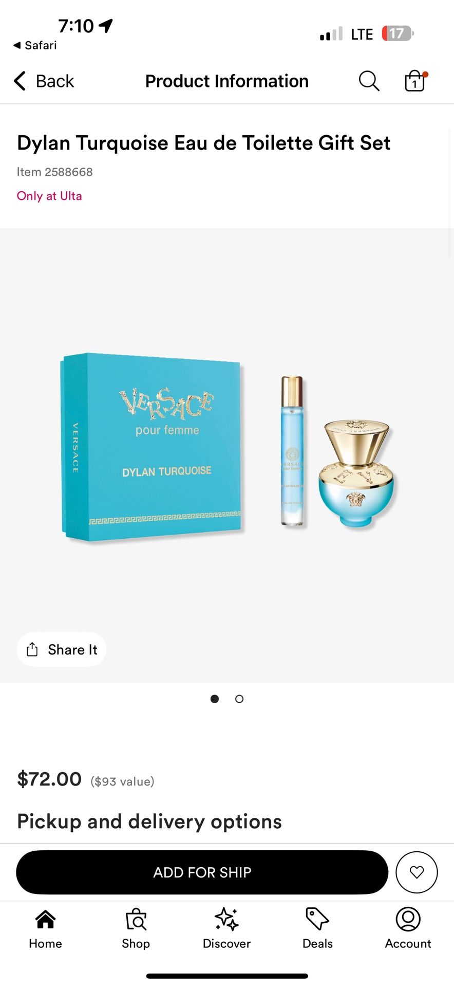 Versace Perfume Set