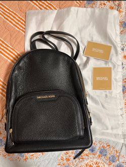 Michael Kors Black Leather Backpack – Brand New, Never Used