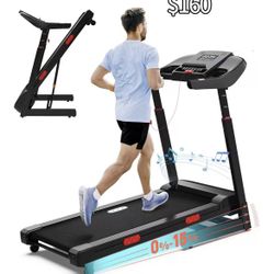 ✌️ CIIHI Treadmill with Auto Incline - Adjustable Height Handrail 15% Auto Incline Treadmill with 400 lbs Capacity - Foldable Running Machine 