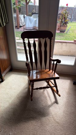 Wooden Rocking Chair