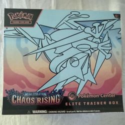 Pokémon TCG: Chaos Rising Pokémon Center Elite Trainer Box ETB BRAND NEW SEALED