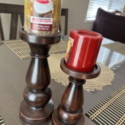 2 Candle Stand With Candles 20$ 