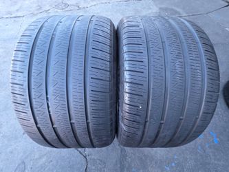 2 USED TIRES PIRELLI 315/35/20
