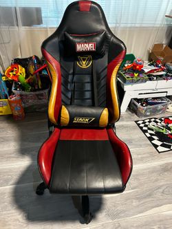 Marvel Iron Man Stark Industries Gaming Chair Office Chair No Arm Rests