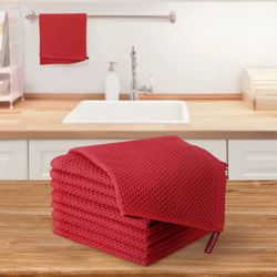Cotton Dish Cloths Dish Rags, Waffle Weave Kitchen Dish Towels, Soft Dish  Cloths for Washing Dishes, Absorbent Kitchen Hand Towel Washcloths