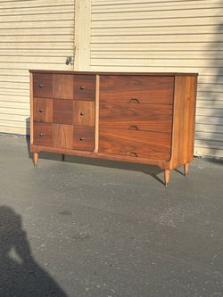 Mid Century Modern Refinished Dresser.