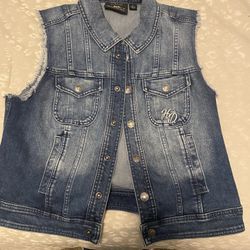 Harley Davidson Vest Sz Med/lg