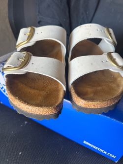 Original Birkenstocks - Arizona Big Buckle Antique white