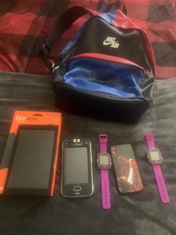 Fire tablet,Vtech watches & phone,iphoneXR