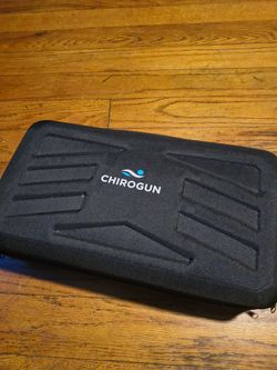 Chirogun Deep Tissue Percussion Massage Gun - 15 Attachments, Charger And Case. Great condition