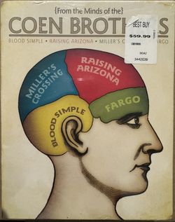 4 Blu-ray box set :: Coen Brothers :: Fargo Raising Arizona Blood Simple Miller’s Crossing