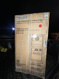 Newair wine cooler 