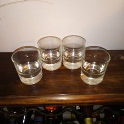 Set Of 4 Crown Royal Highball Glasses 