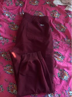 FIGS Scrub Jogger Pant - Burgundy