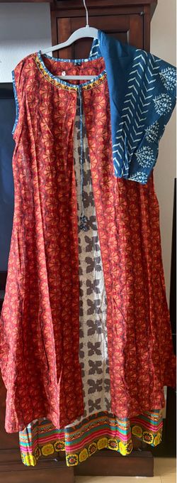 Indian Cotton maxi dress size L/XL