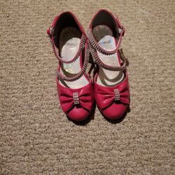 Hot Pink Girl's Dress Shoes