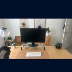 Glass Stand Riser Monitors