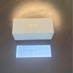 Authentic Dita Box And Warranty Card