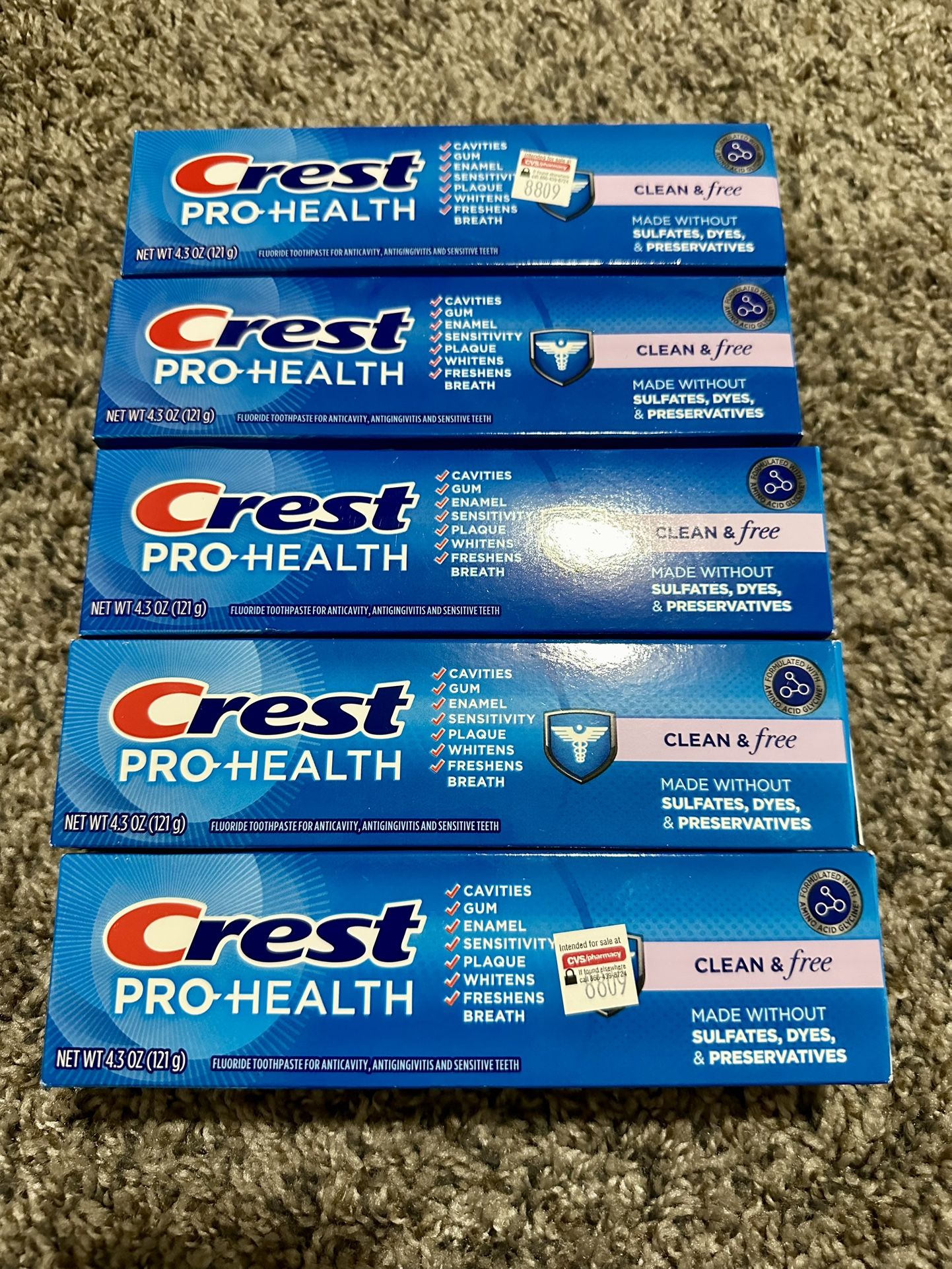 Crest Pro Health Toothpaste 5 for $10
