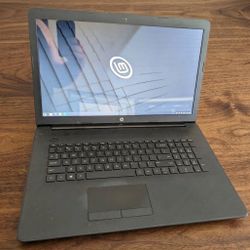 HP 17.3" Laptop Intel Core i5-1035G1 8GB RAM 256GB SSD Linux Mint w/ AC Charger