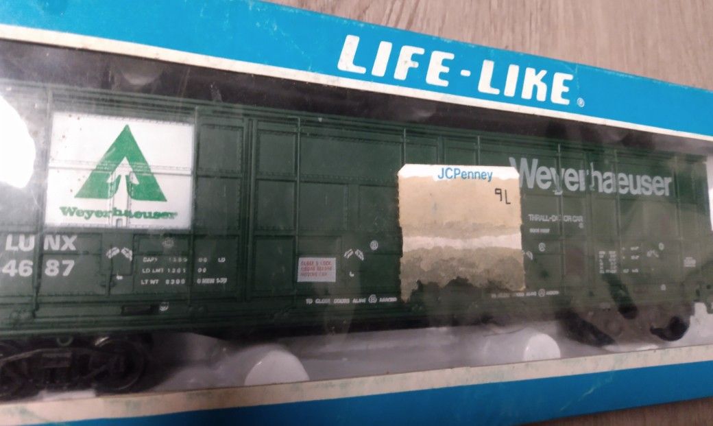 New Vintage Lifelike Freight Car For Ho Scale Train
