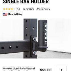 Rogue Monster Lite Single Barbell Holder